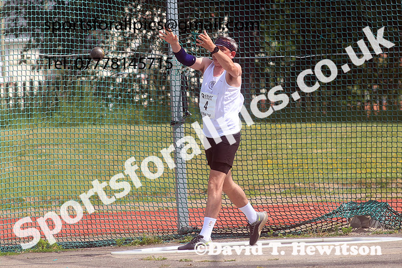 Hammer, 2025 NEMAA Track and Field, Monkton. Photo: David T. Hewitson/Sports for All Pics